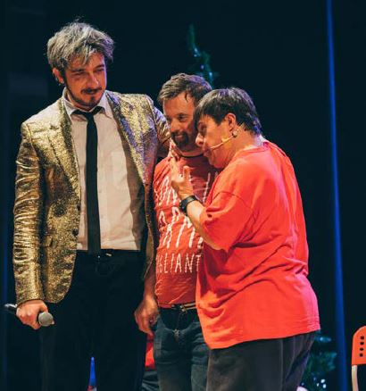 PAOLO RUFFINI e GLI ATTORI DELLA COMPAGNIA MAYOR VON FRINZIUS